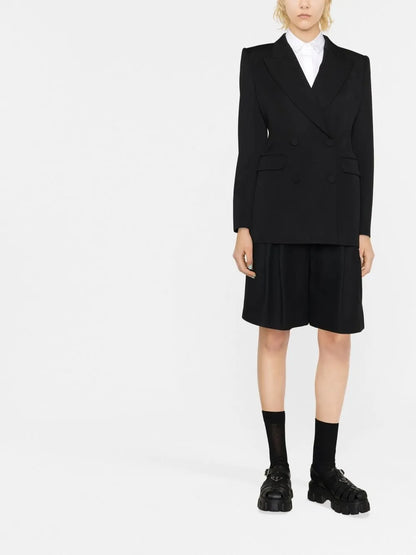 Double-Breasted Wool Blazer