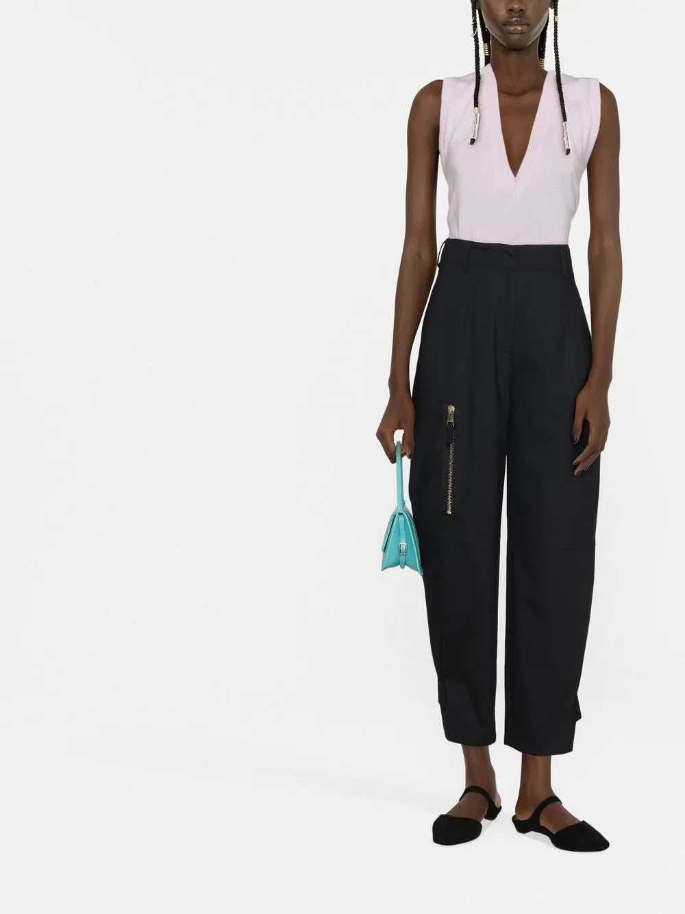 Tapered-Leg Cargo Trousers