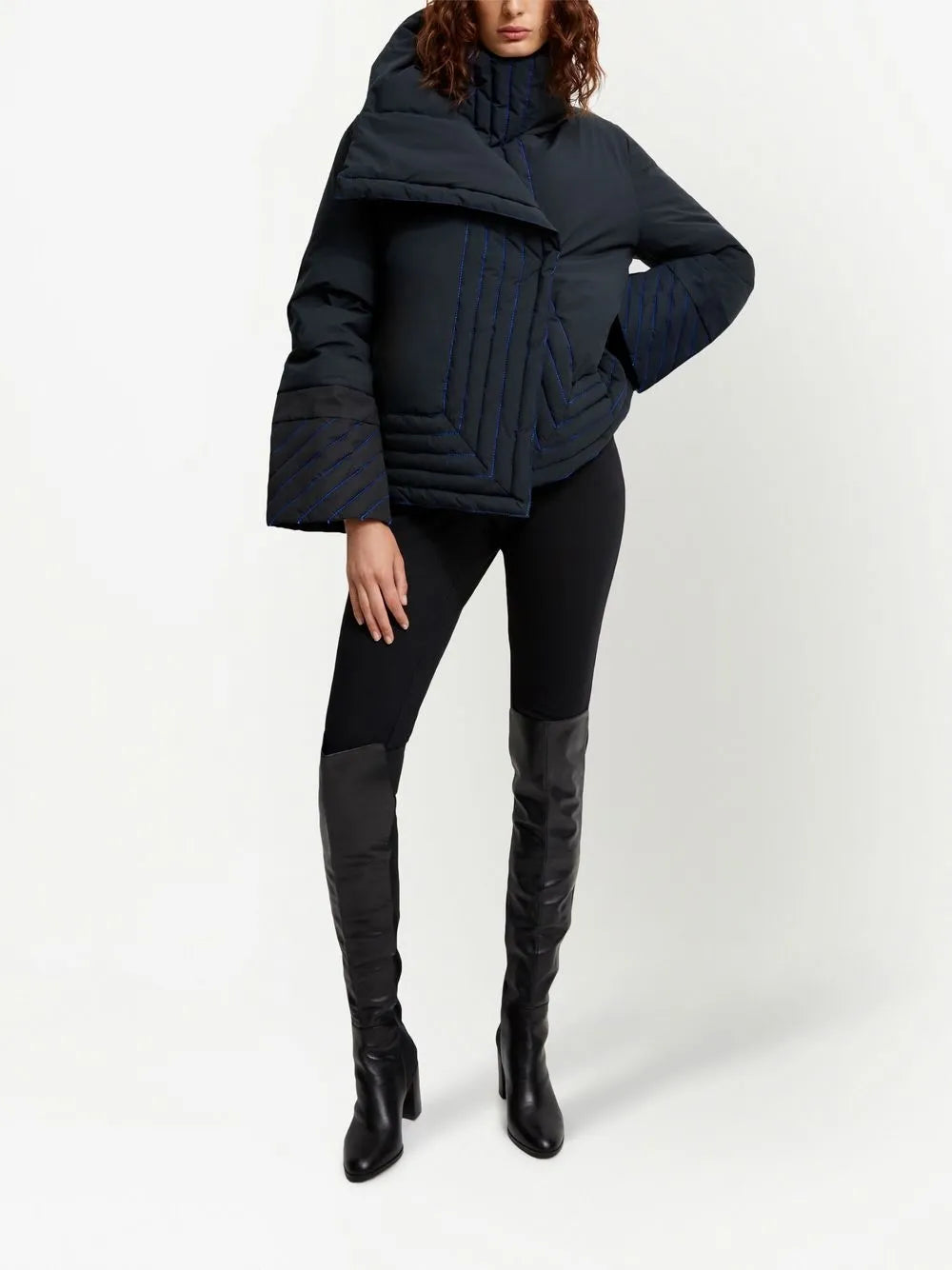 Quantum Boxy Quilted Jacket