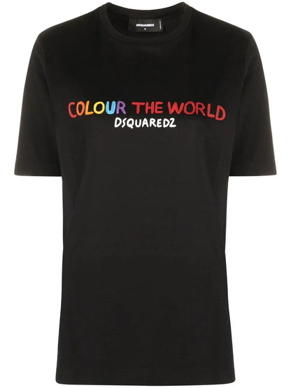 Slogan-Print T-Shirt