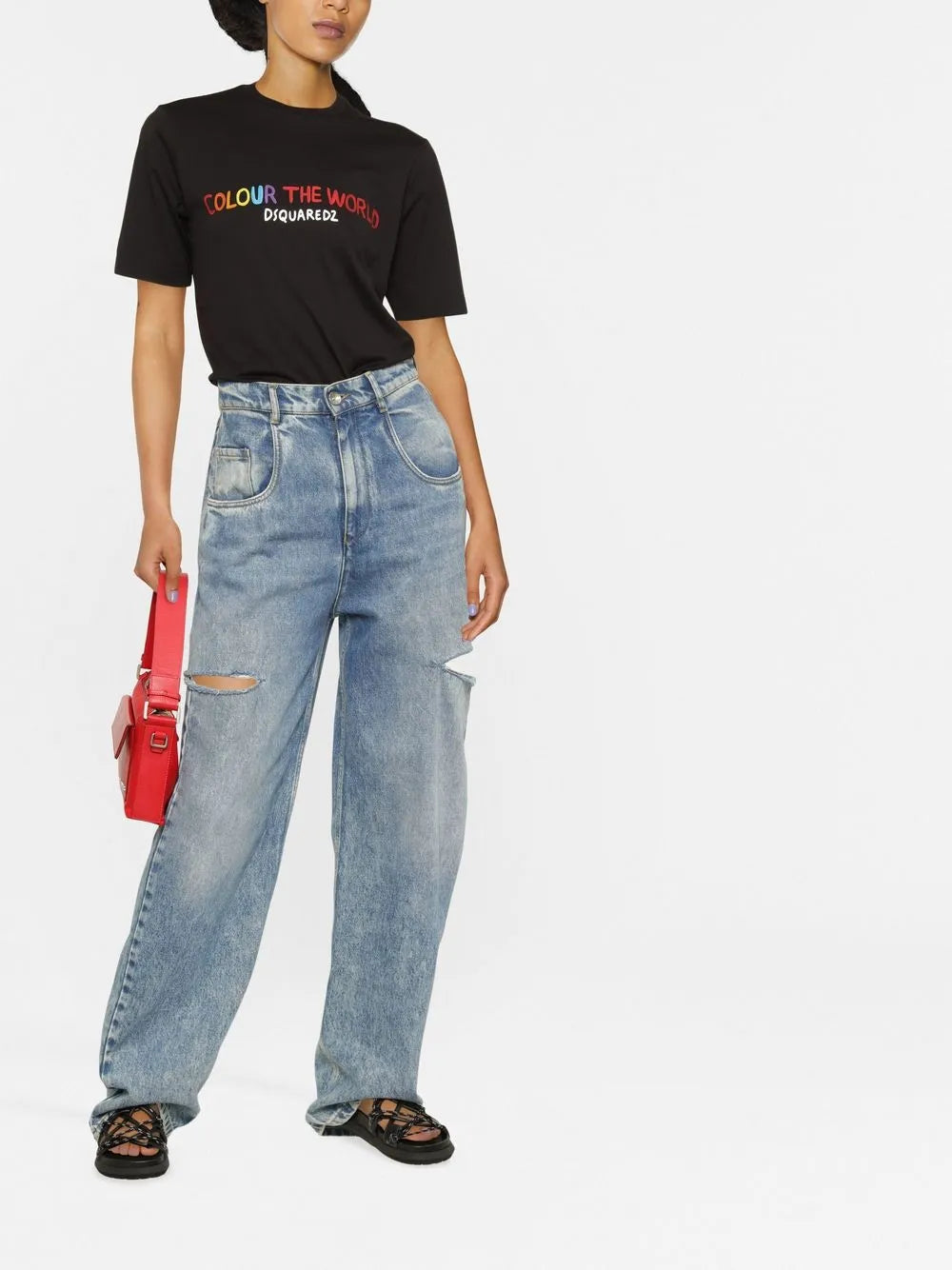Slogan-Print T-Shirt