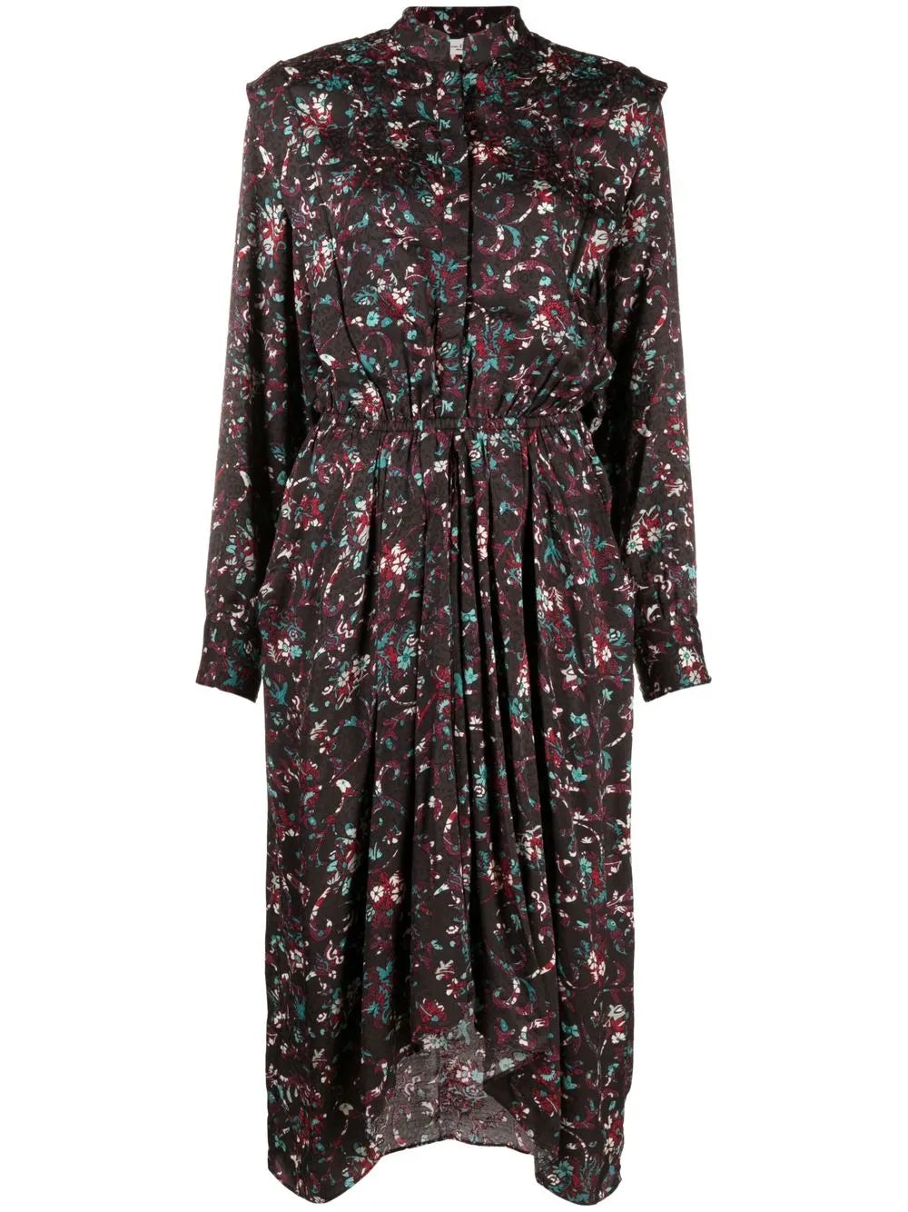 Okleya Floral-Print Midi Dress