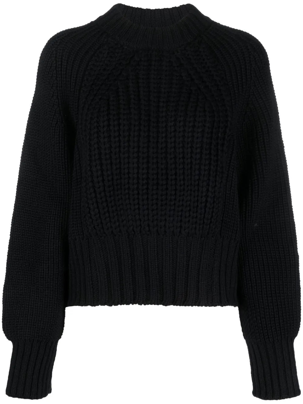 Ribbed-Knit Wool Jumper