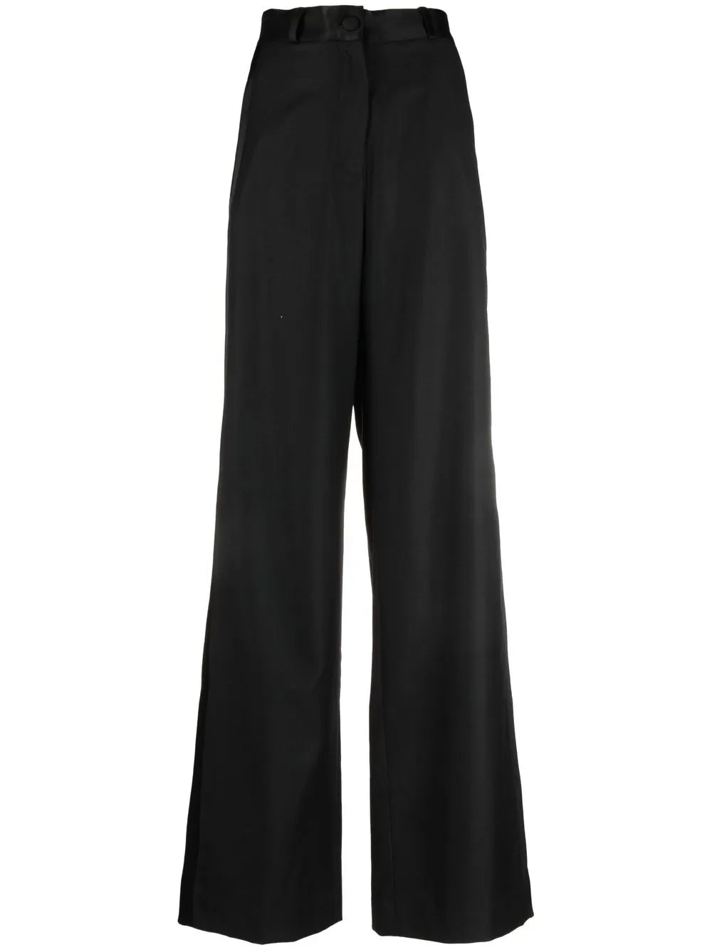 Wool Wide-Leg Trousers