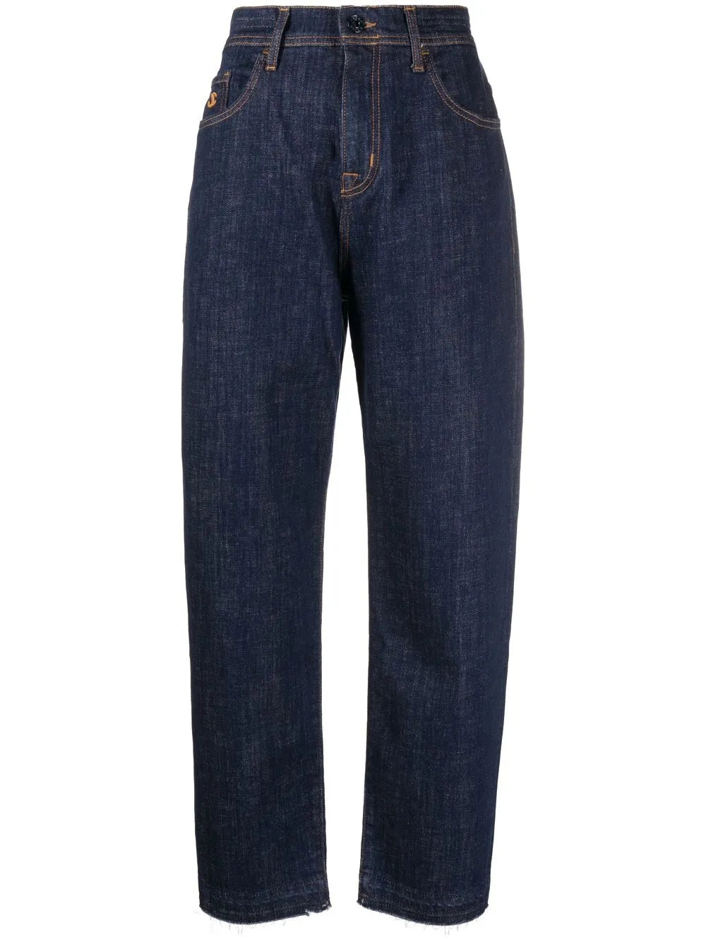 Straight-Leg Denim Jeans