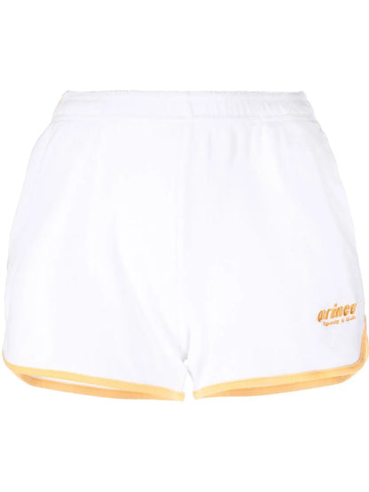 Logo-Embroidered Cotton Shorts