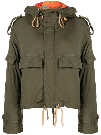 Fleece-Lined Hooded Jacket