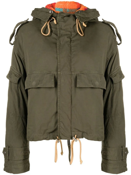 Fleece-Lined Hooded Jacket
