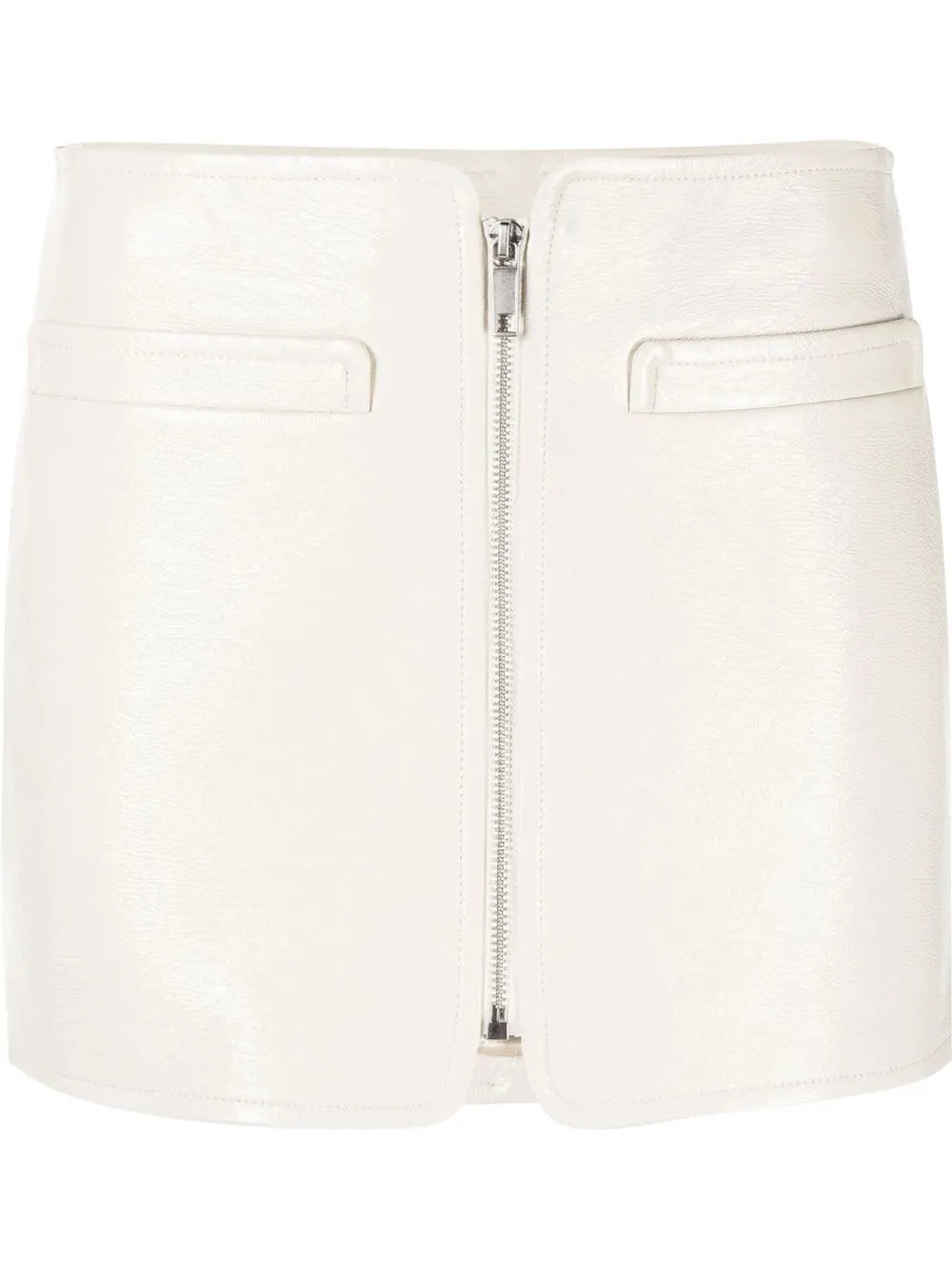 Swallow Vinyl Mini Skirt