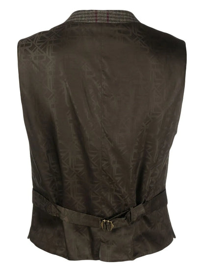 Jaiden Check-Pattern Waistcoat