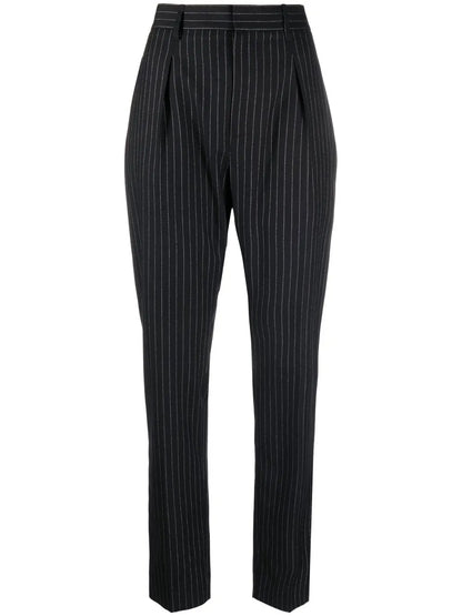 High-Waisted Tailored Trousers