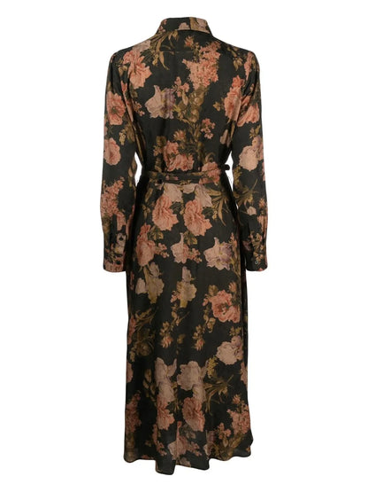 Blakye Floral-Print Shirt Dress