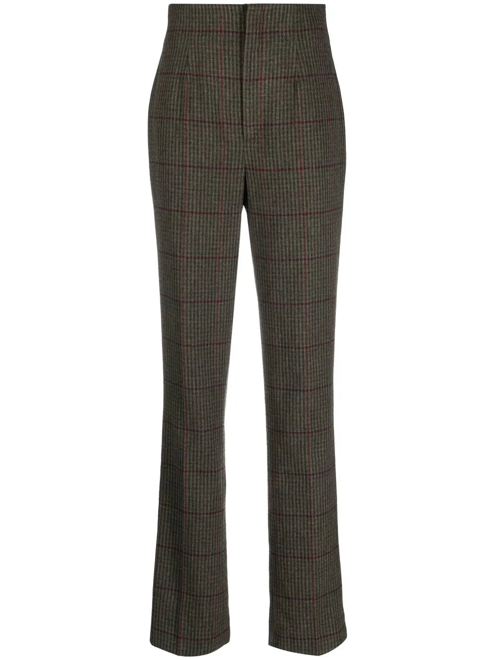 Alisanne Checked Tapered-Leg Trousers