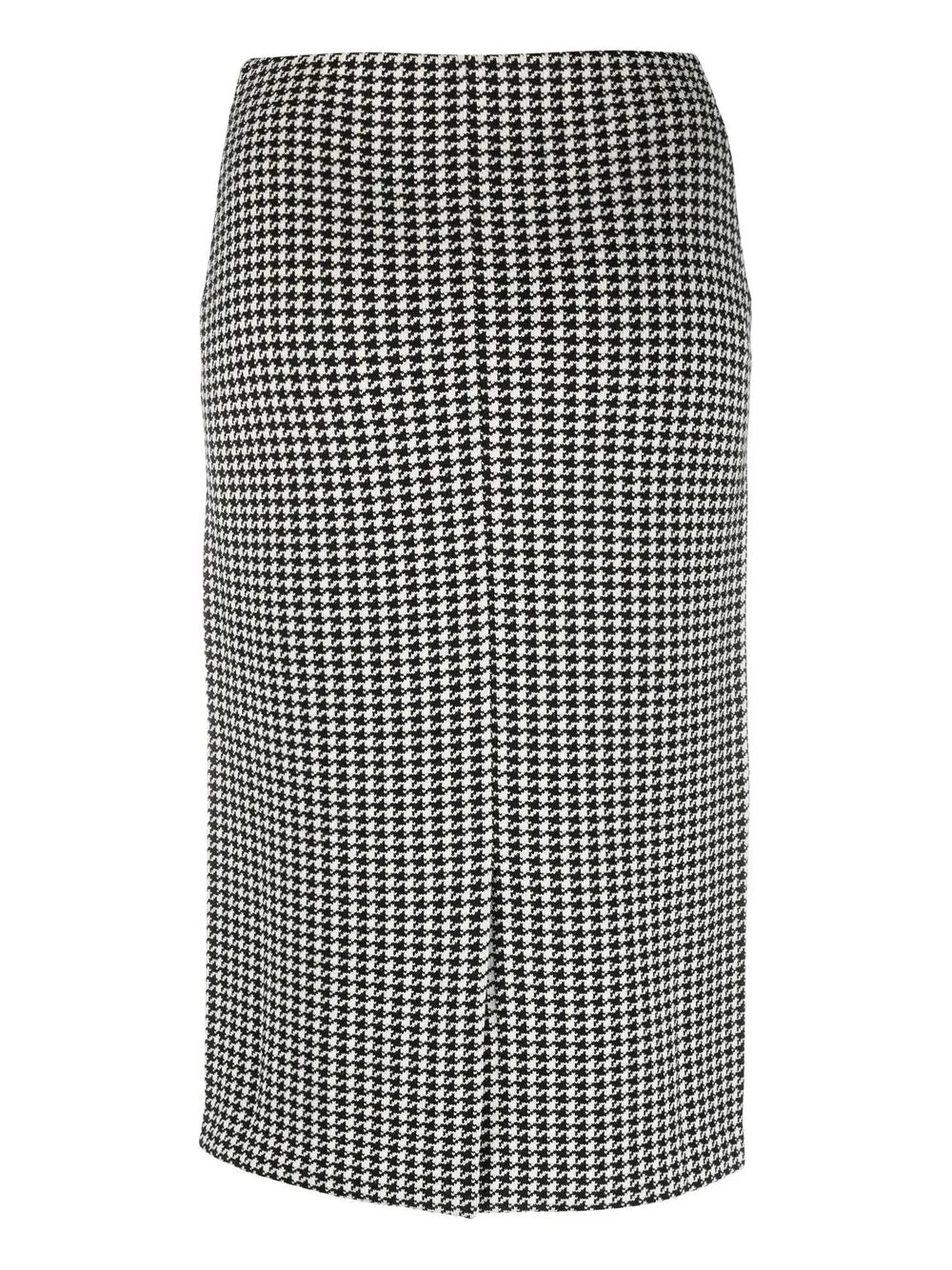 Houndstooth Pencil Skirt