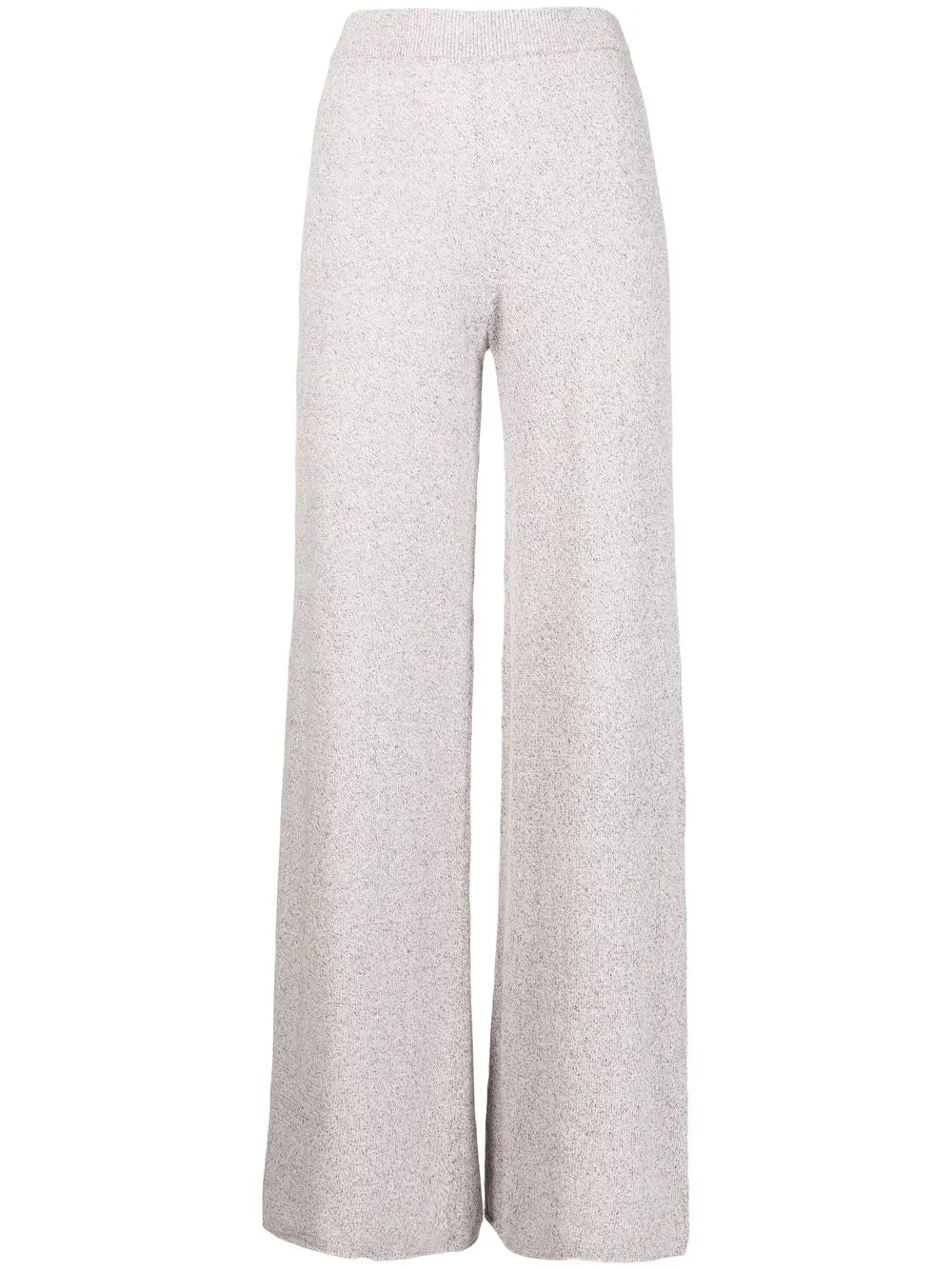 High-Waist Knitted Trousers