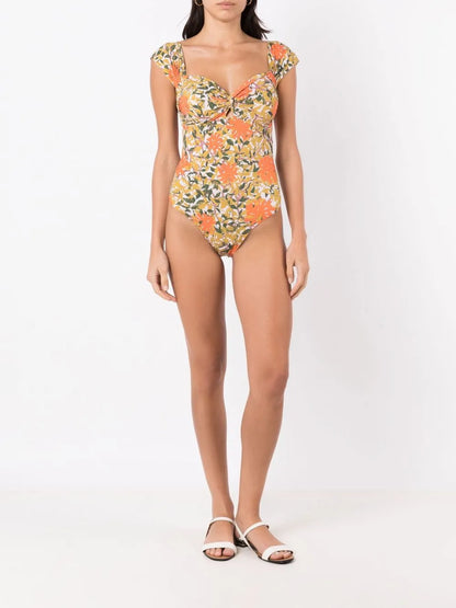 Floral-Print Swimsuit
