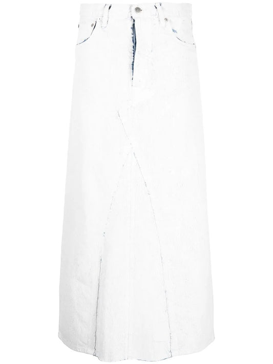 High-Waisted Denim Skirt