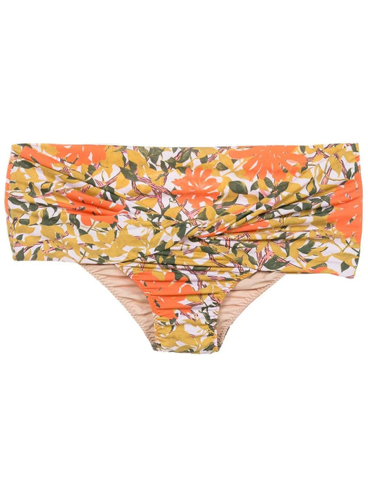 Floral-Print Bikini Bottoms