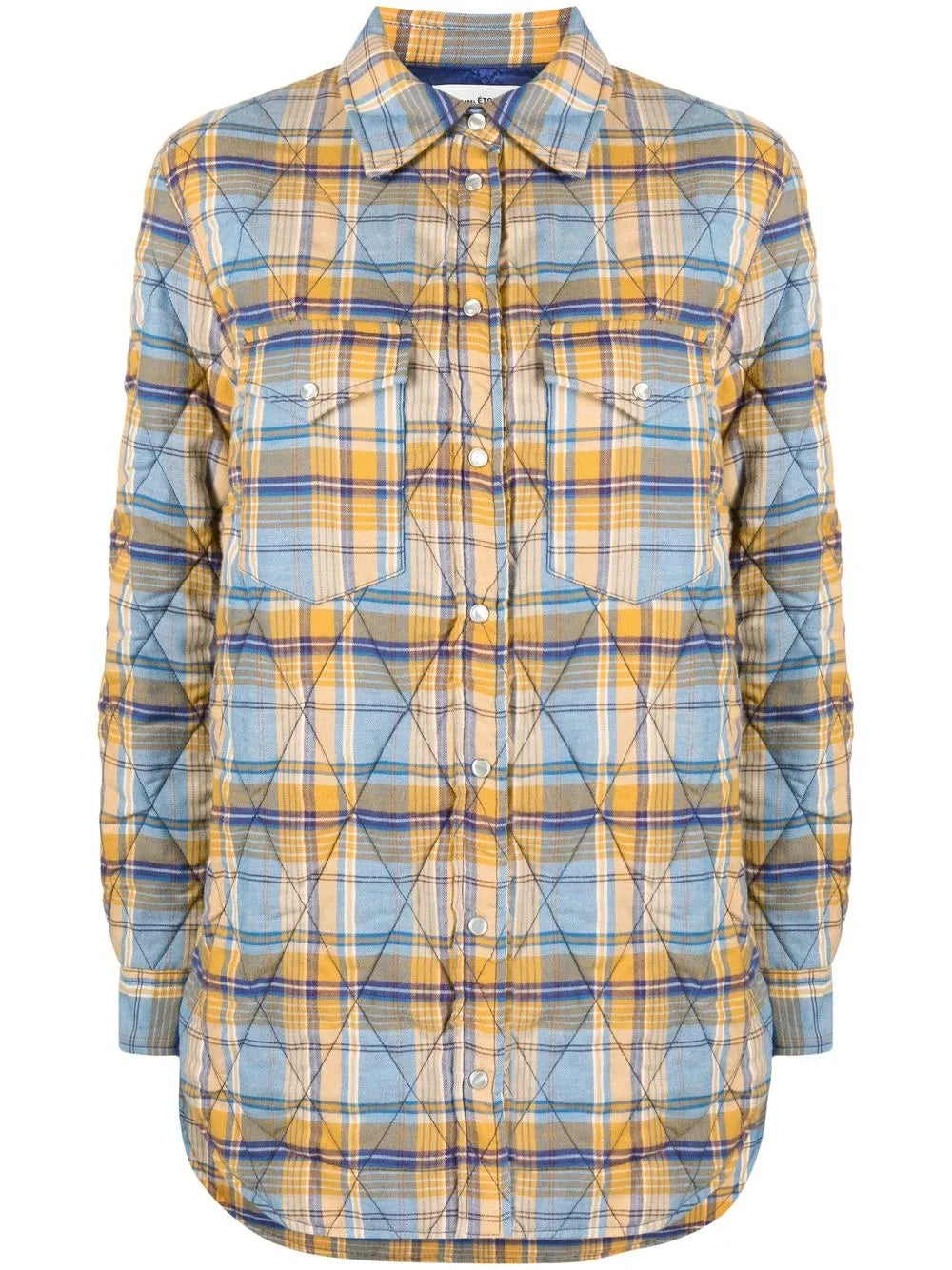 Padded Check Shirt Jacket