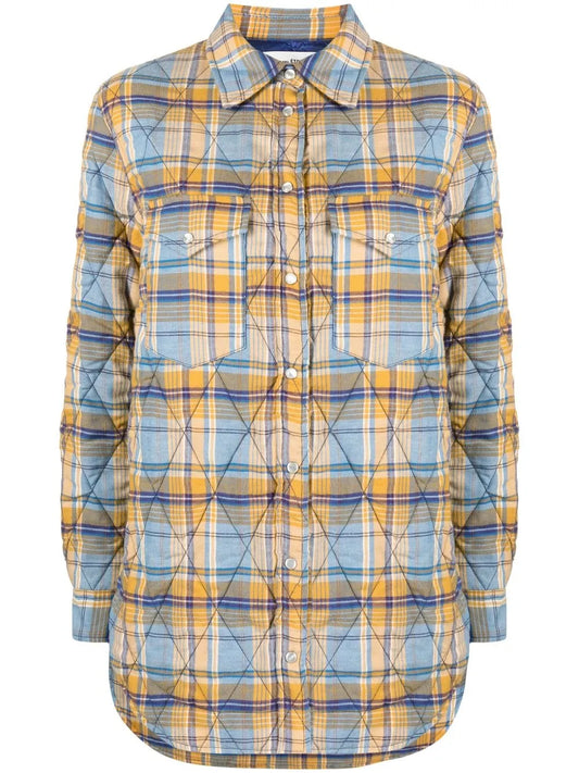 Padded Check Shirt Jacket