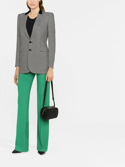 Flared Stretch Trousers