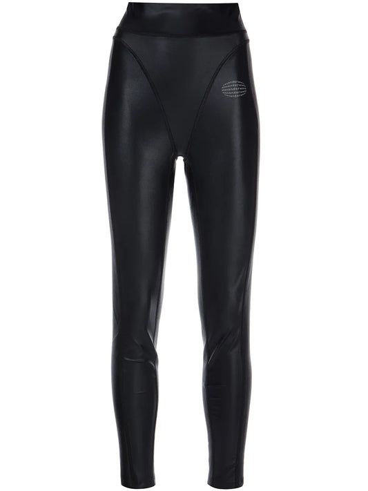 Logo-Print High-Rise Leggings