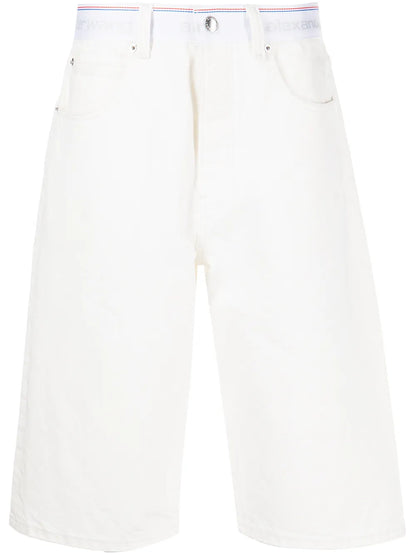 Logo-Webbing Board Shorts