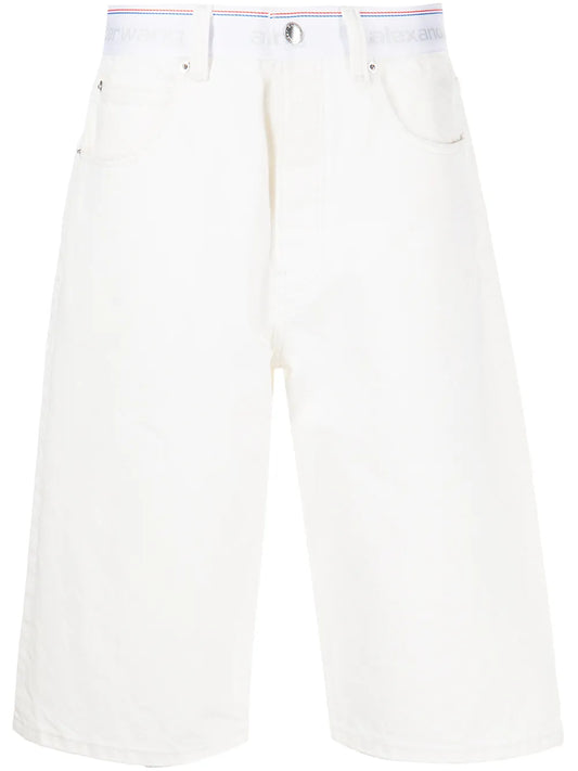 Logo-Webbing Board Shorts