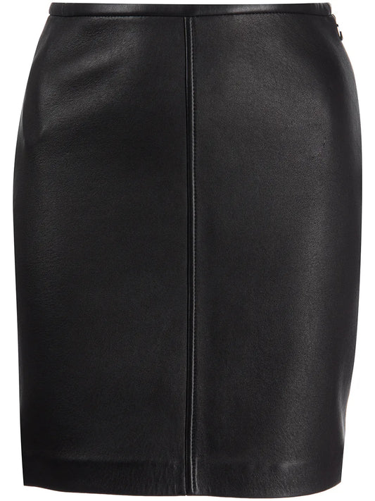 Leather Bodycon Miniskirt