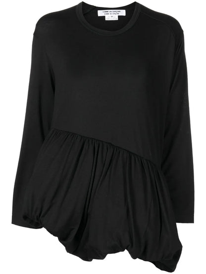 Gathered-Hem Detail Blouse