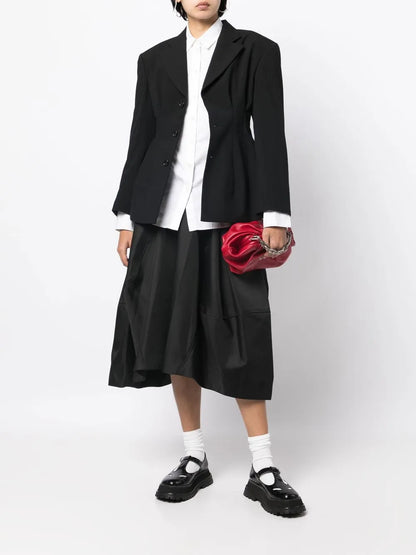 Single-Breasted Wool Blazer