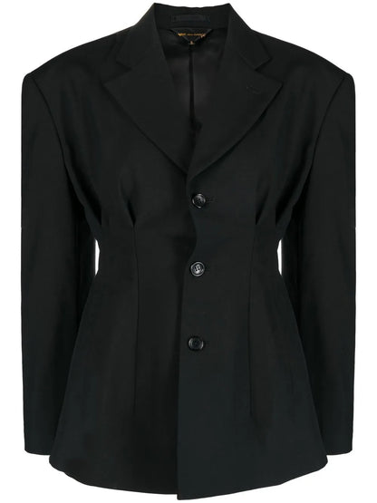 Single-Breasted Wool Blazer