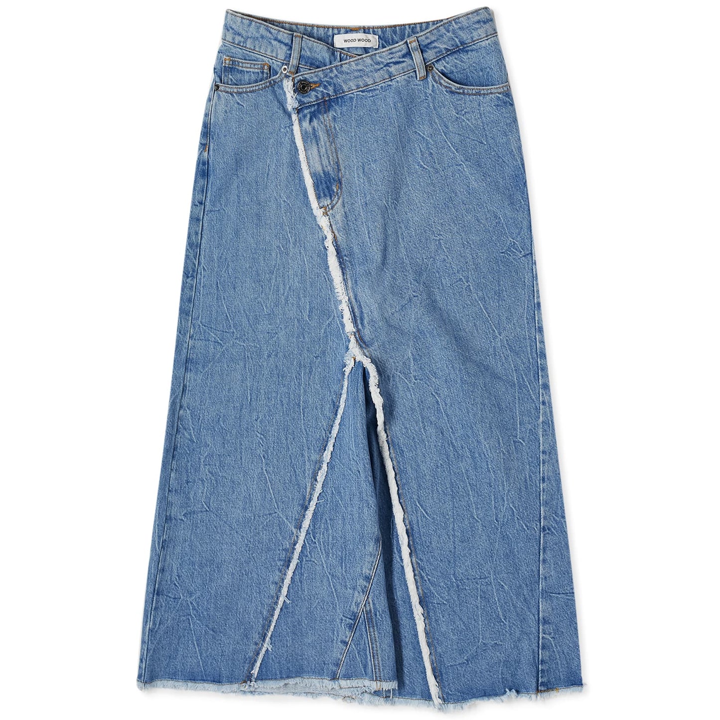 Venja Denim Wrap Skirt