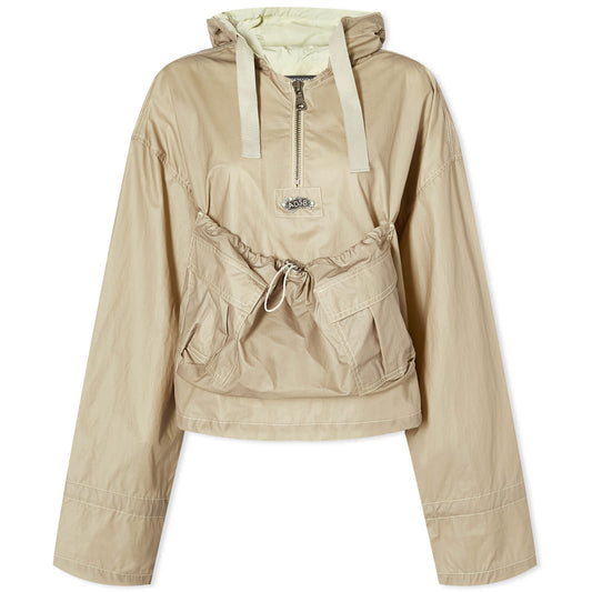 Arina Lace-Up Anorak Shirt