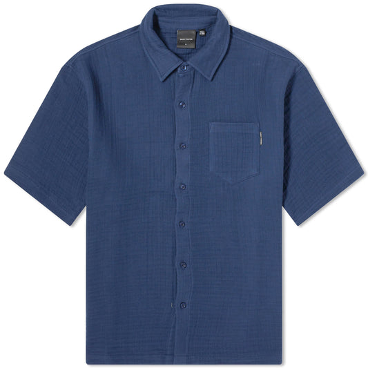 Enzi Seersucker Short Sleeve Shirt