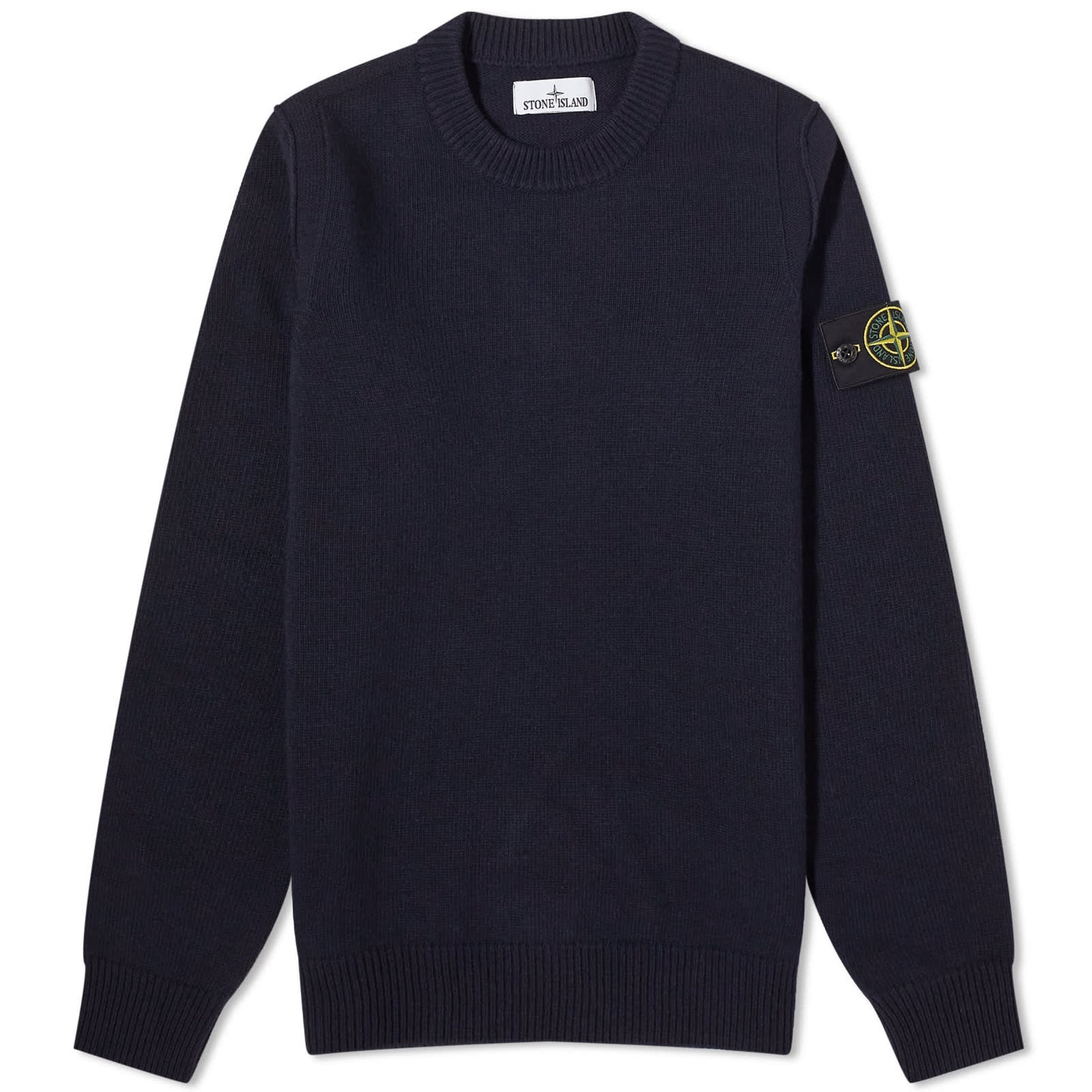 Reverse Seam Lambswool Crew Knit