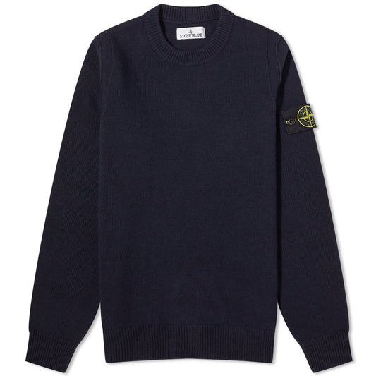Reverse Seam Lambswool Crew Knit