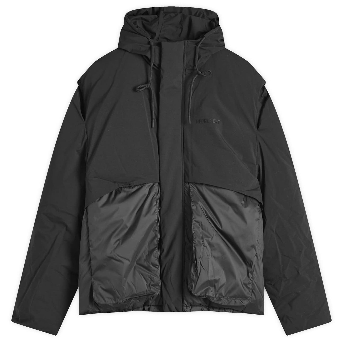 Layered Hooded Puffer