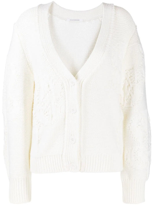 V-Neck Woollen Cardigan