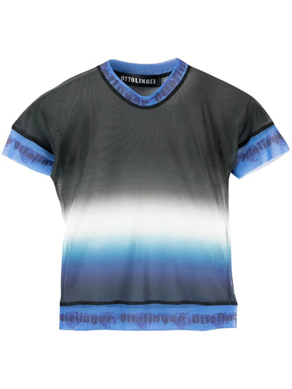 Logo-Trim Ombré T-Shirt