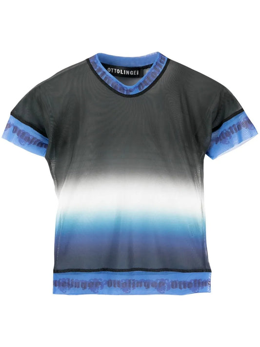 Logo-Trim Ombré T-Shirt