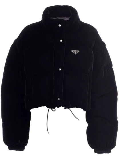 Convertible Velvet Down Jacket