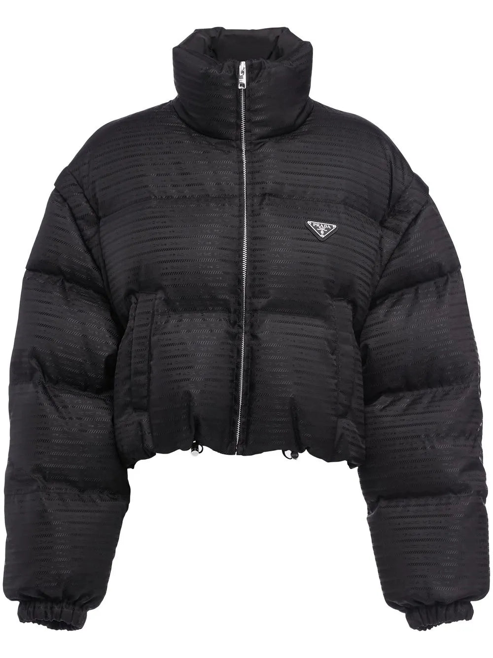 Re-Nylon Cropped Down Jacket