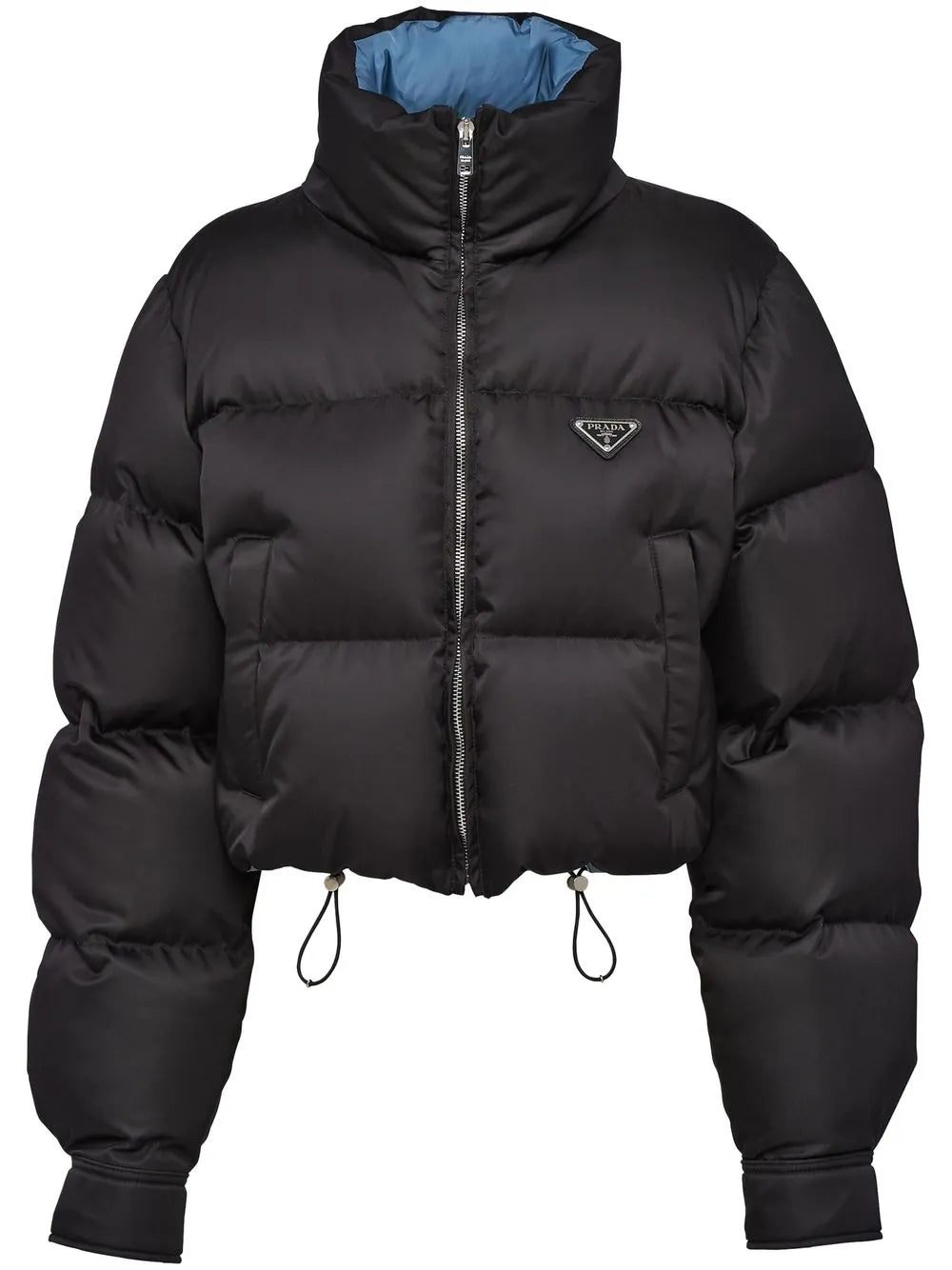 Re-Nylon Cropped Down Jacket