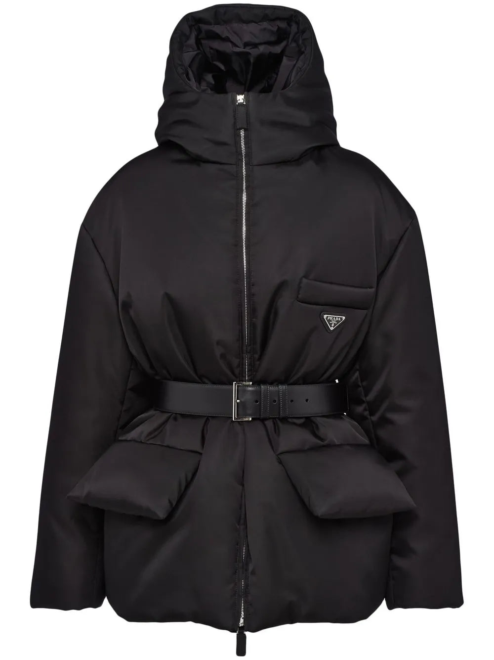 Re-Nylon Hooded Down Jacket