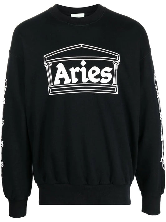 Logo-Print Long-Sleeve Top