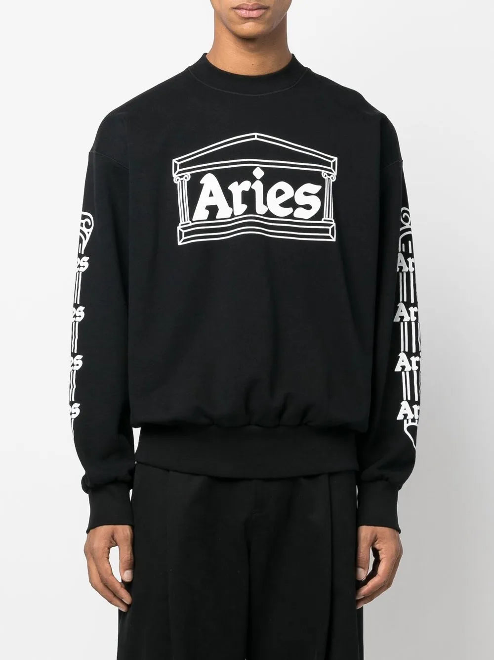 Logo-Print Long-Sleeve Top