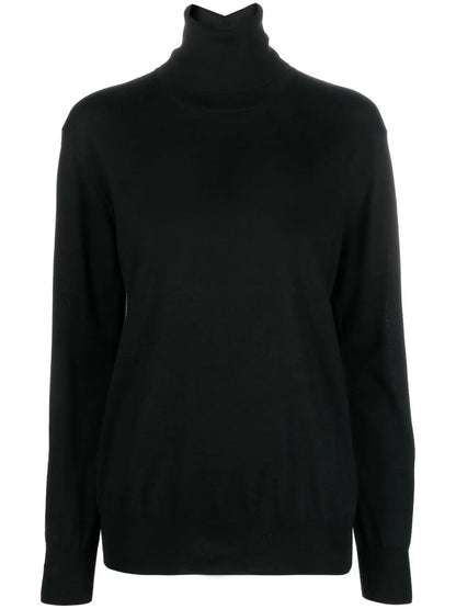 Roll-Neck Wool Jumper