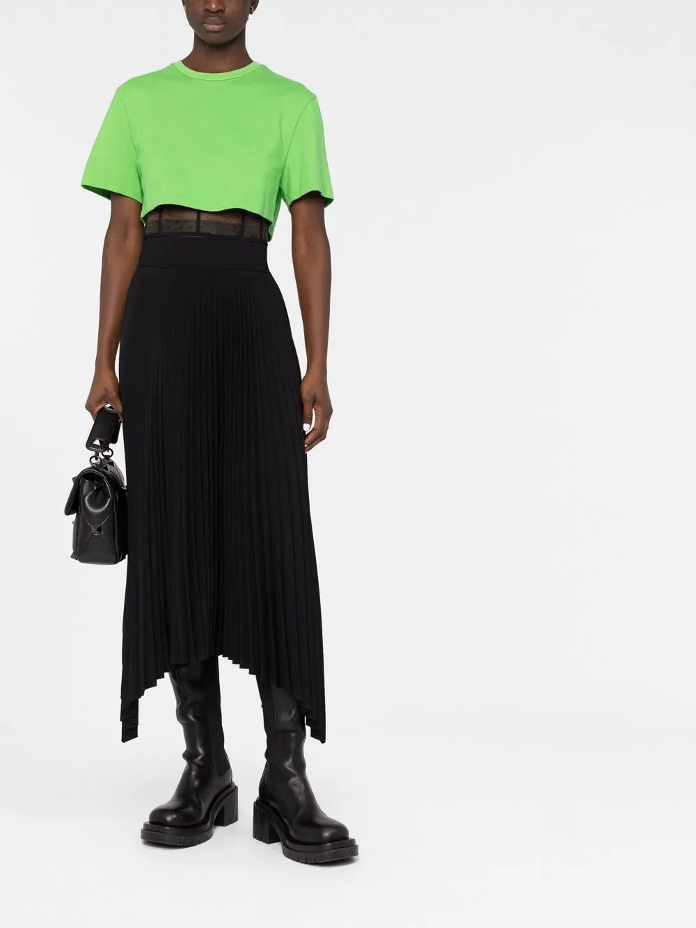 Corset Cropped T-Shirt