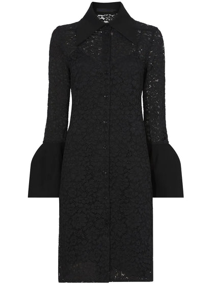 Floral Lace Shirtdress